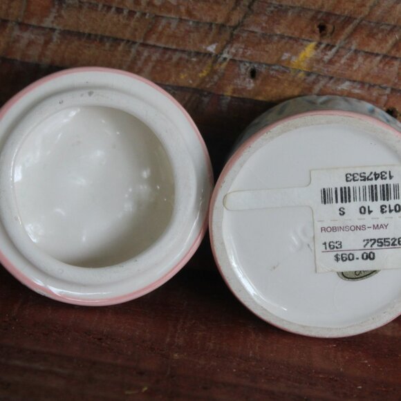 JCM Ceramic Floral Ring Dish Trinket Box - Picture 6 of 10